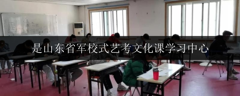 是山東省軍校式藝考文化課學習中心