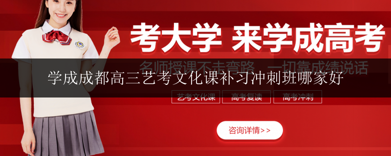 學(xué)成成都高三藝考文化課補(bǔ)習(xí)沖刺班哪家好